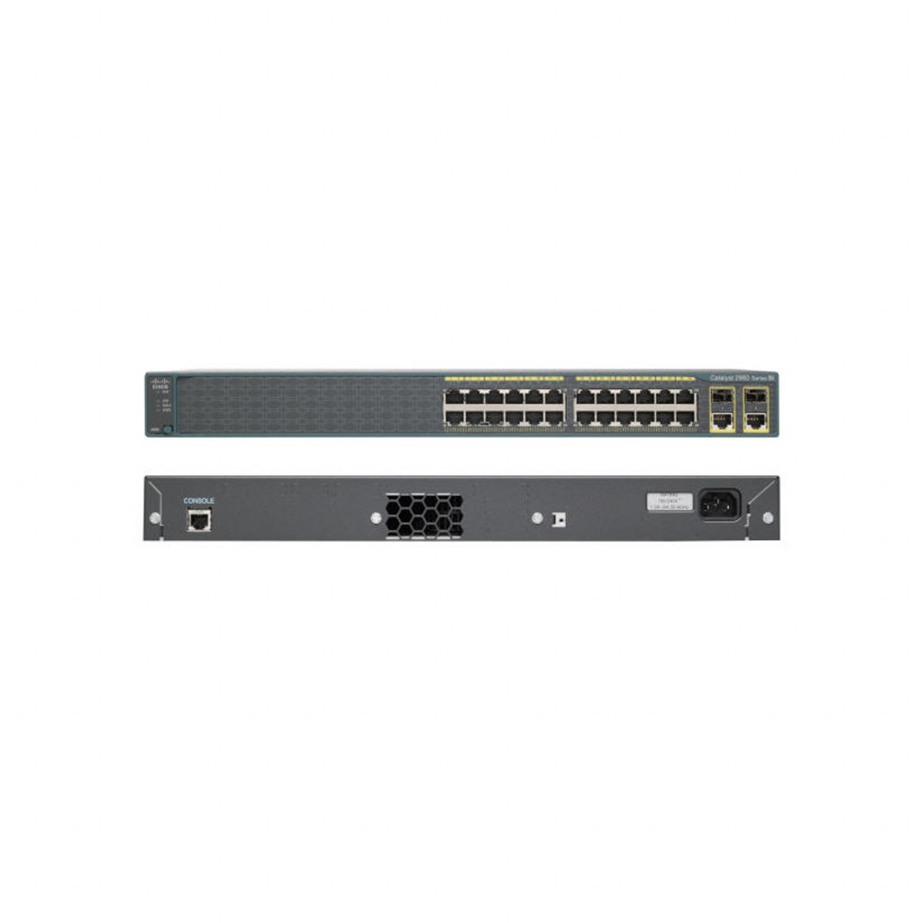 سوئیچ شبکه 26 پورت سیسکو مدل WS-C2960+24TC-S